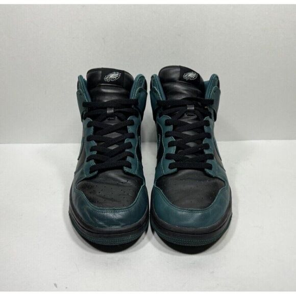 Nike Dunk High Nike iD Philadelphia Eagles Men\'s Size 12‎ Shoes 535078-901 Sb